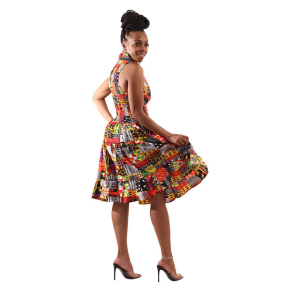 African Print Summer Dress