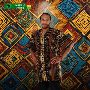 Genuine Mud Cloth Dashiki