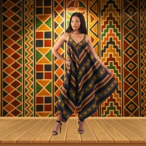 Kente Palazzo Jumpsuit