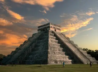 Mayan Ruins Pyramid