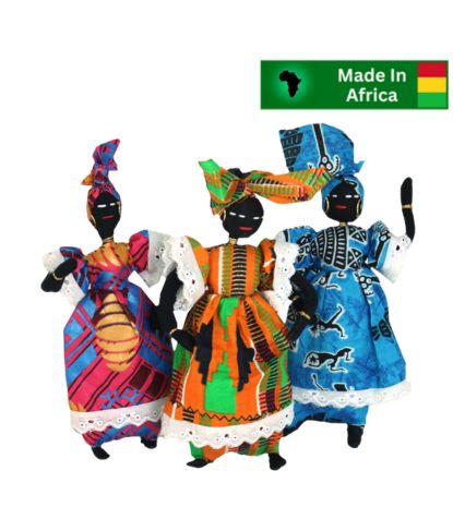 Small African Cloth Doll - Image 4