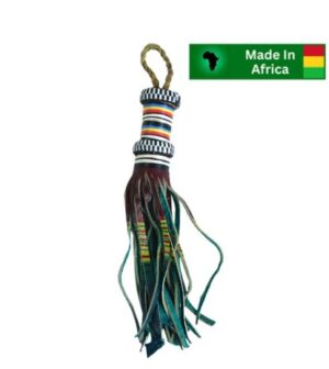 Multistrand Leather Keychain